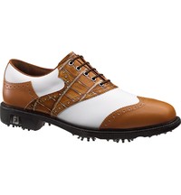 cap toe golf shoes